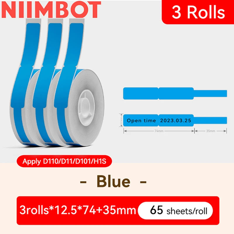 Niimbot D101 Wireless Thermal Label Printer, Inkless 10–25mm Pocket Sticker Maker
