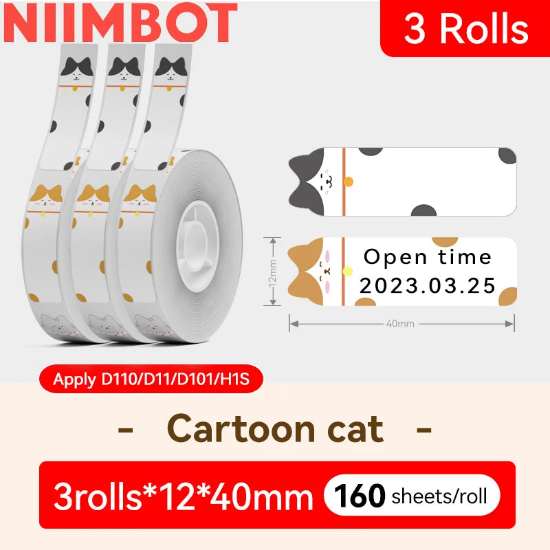 Niimbot D101 Wireless Thermal Label Printer, Inkless 10–25mm Pocket Sticker Maker