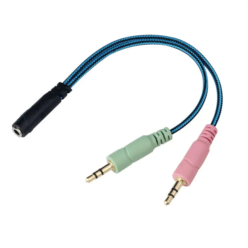 3.5mm Gaming Headset Splitter Cable
