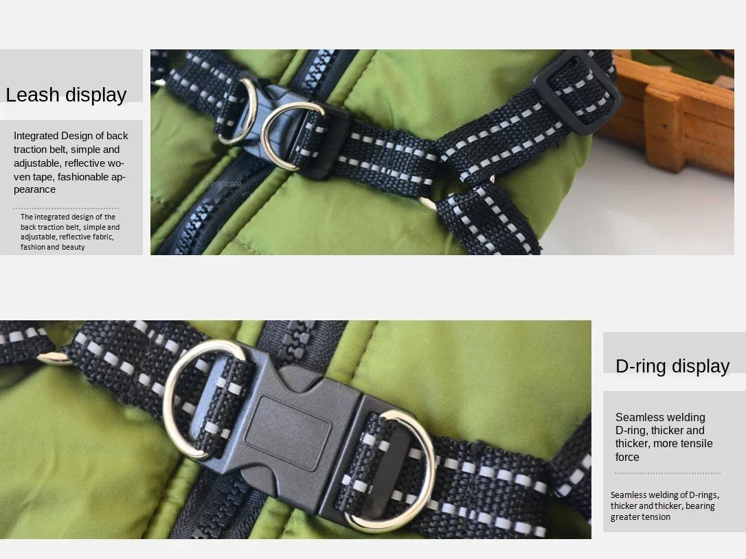 Waterproof Winter Dog Jacket – Warm Pet Coat for Small Dogs (Chihuahua, Shih Tzu, Pug)