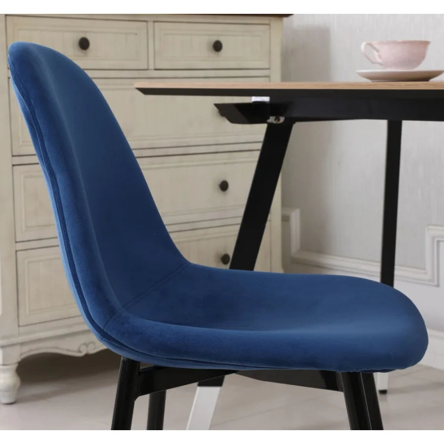 Lassan Blue Dining Chairs – Set of 4