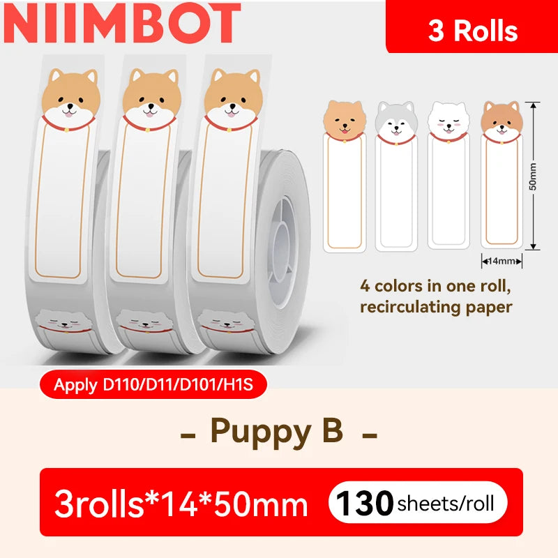 Niimbot D101 Wireless Thermal Label Printer, Inkless 10–25mm Pocket Sticker Maker
