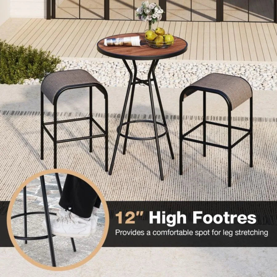 Outdoor Bar Table – 28 Inches