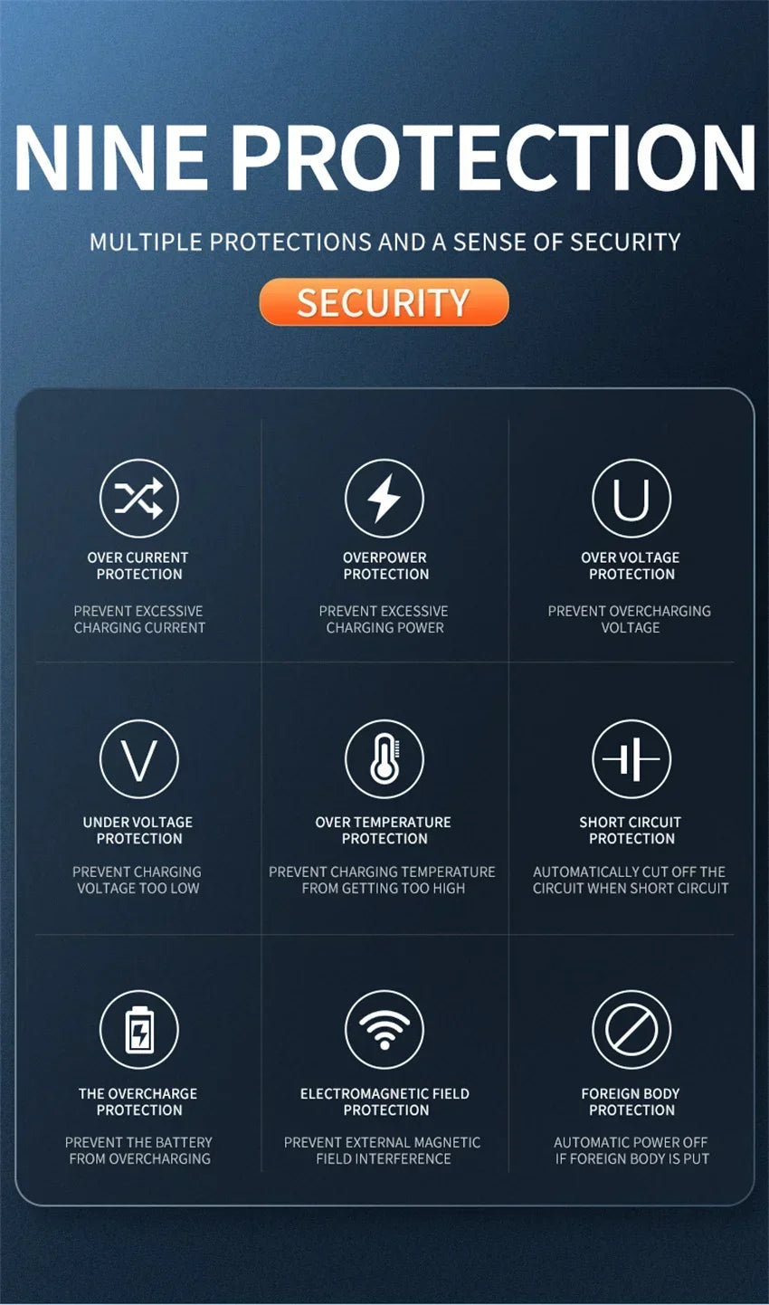 VIKEFON 15W Car Magnetic Wireless Charger Automatic Car Mount Phone Holder For iPhone Samsung Infrared Induction Fast Charging