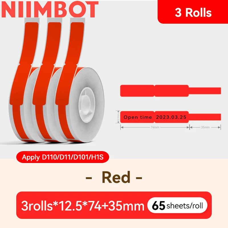 Niimbot D101 Wireless Thermal Label Printer, Inkless 10–25mm Pocket Sticker Maker