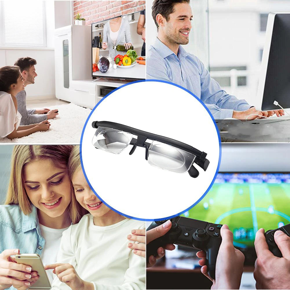 Variable Strength Eyewear (-6D to +3D)