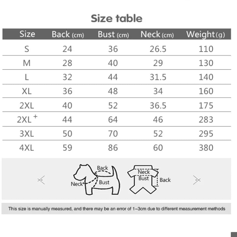 Waterproof Winter Dog Jacket – Warm Pet Coat for Small Dogs (Chihuahua, Shih Tzu, Pug)