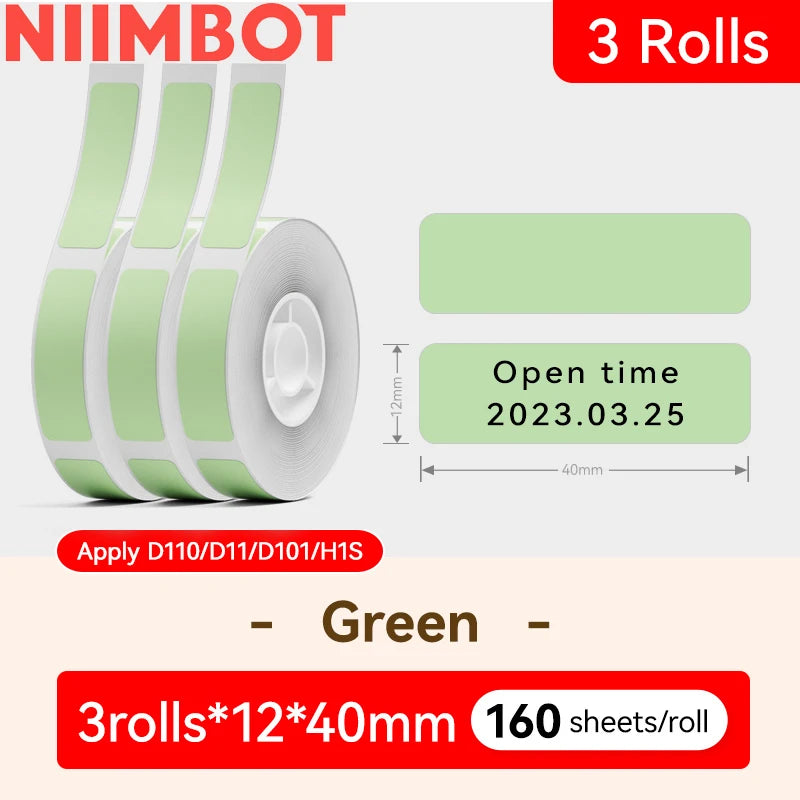 Niimbot D101 Wireless Thermal Label Printer, Inkless 10–25mm Pocket Sticker Maker