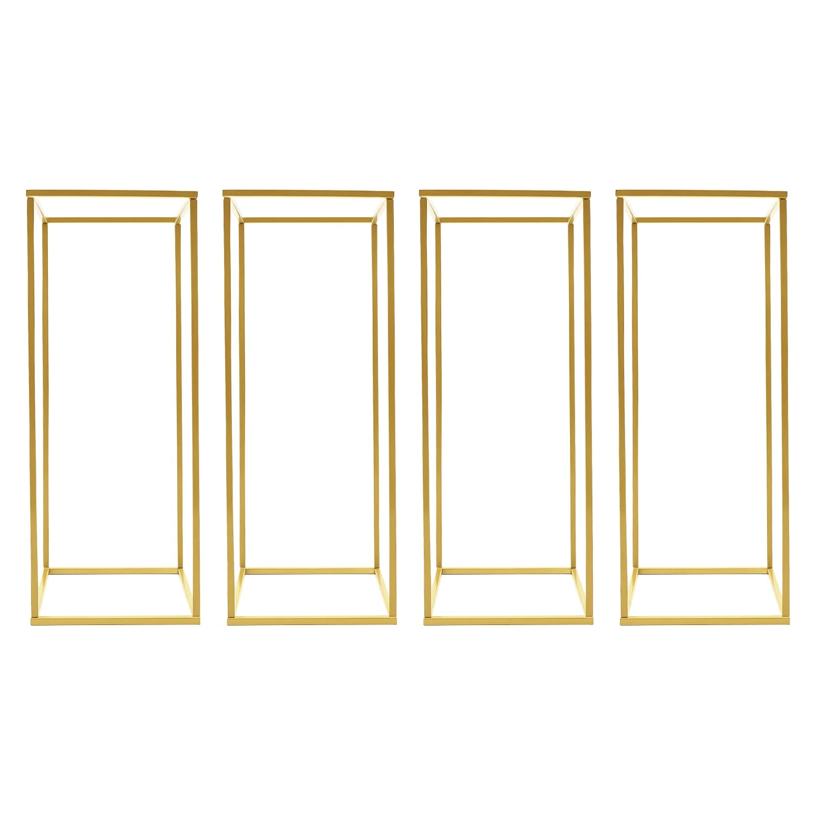 4PCS Gold Wedding Flower Stands – 60cm