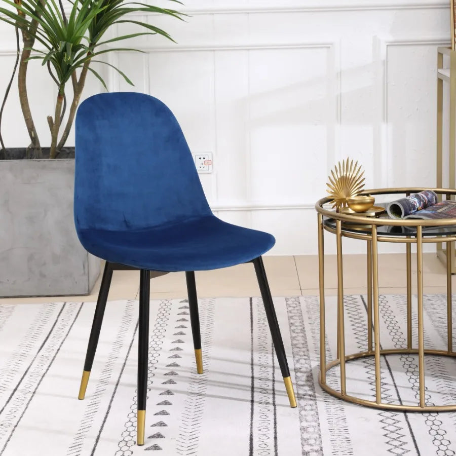 Lassan Blue Dining Chairs – Set of 4