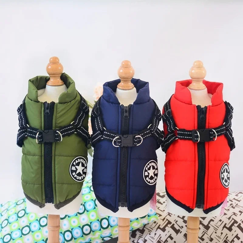 Waterproof Winter Dog Jacket – Warm Pet Coat for Small Dogs (Chihuahua, Shih Tzu, Pug)
