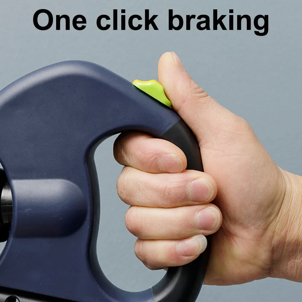 Double Headed Dog Leash Traction Rope 360 Degree Swivel Dual Pet Leash Retractable Dog Leash for Small Medium Dogs