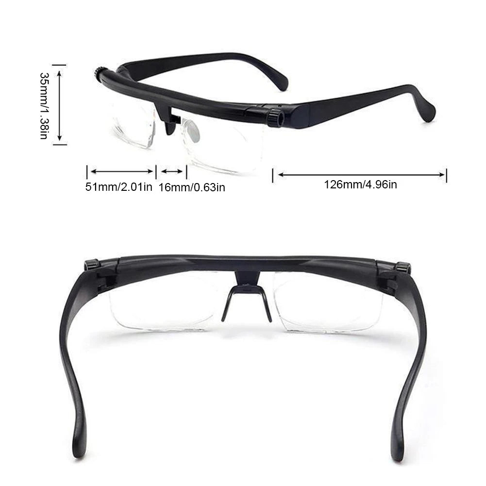 Variable Strength Eyewear (-6D to +3D)