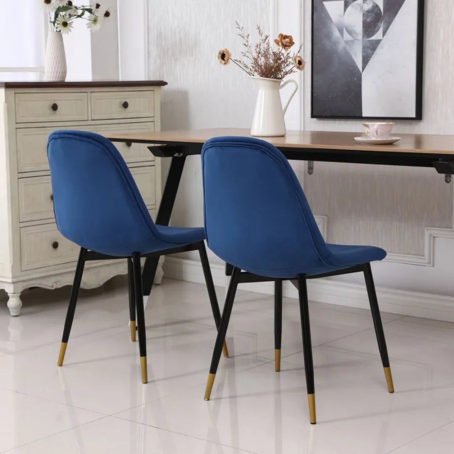 Lassan Blue Dining Chairs – Set of 4
