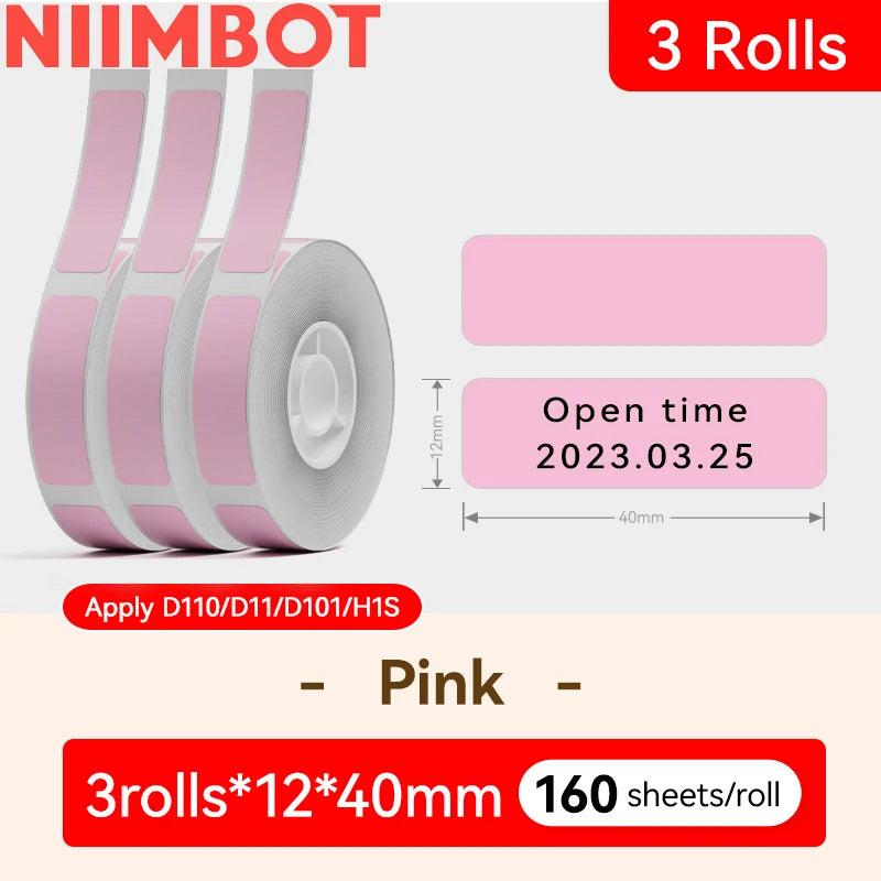Niimbot D101 Wireless Thermal Label Printer, Inkless 10–25mm Pocket Sticker Maker