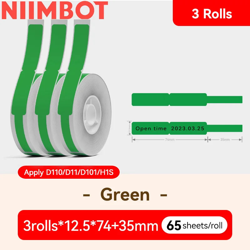 Niimbot D101 Wireless Thermal Label Printer, Inkless 10–25mm Pocket Sticker Maker