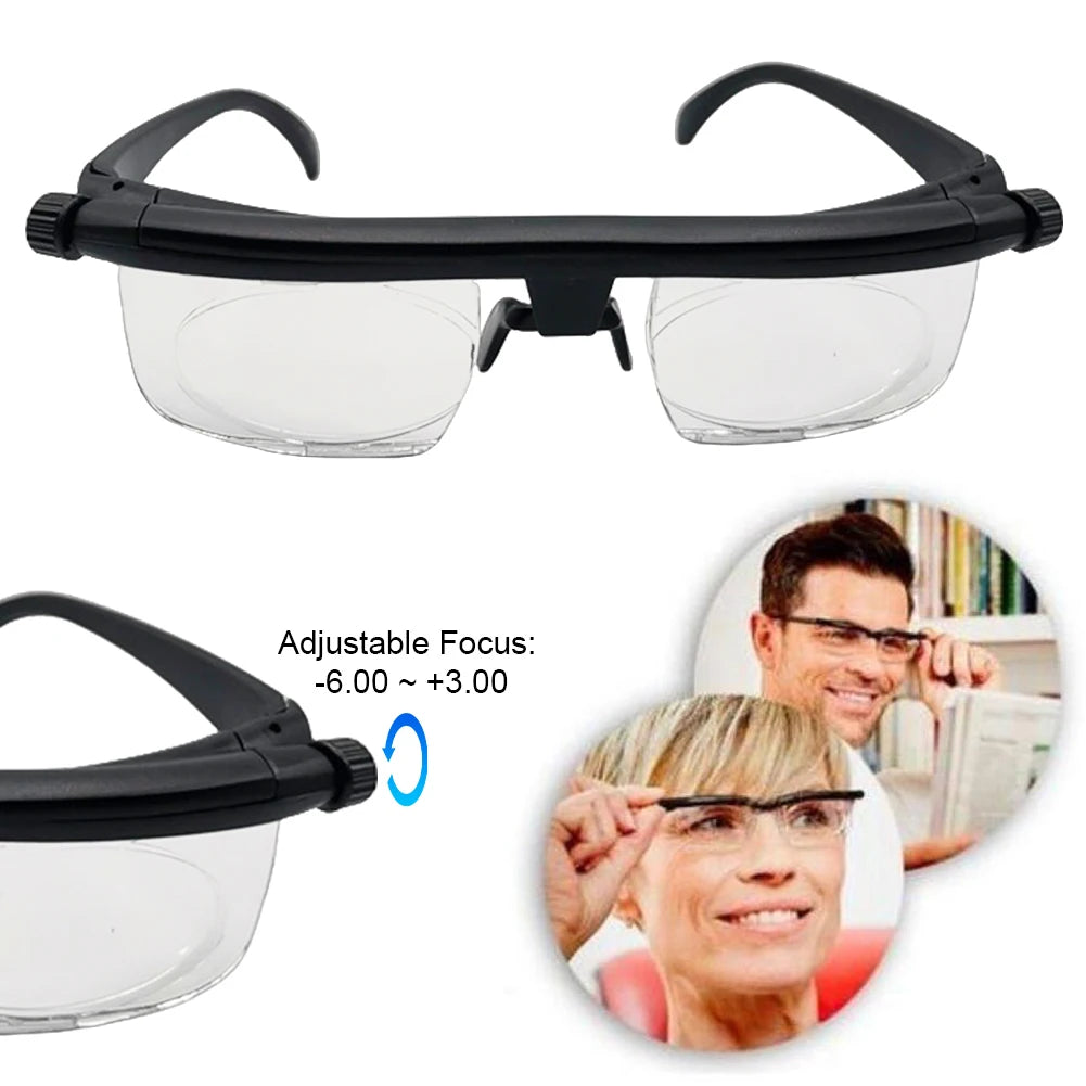 Variable Strength Eyewear (-6D to +3D)
