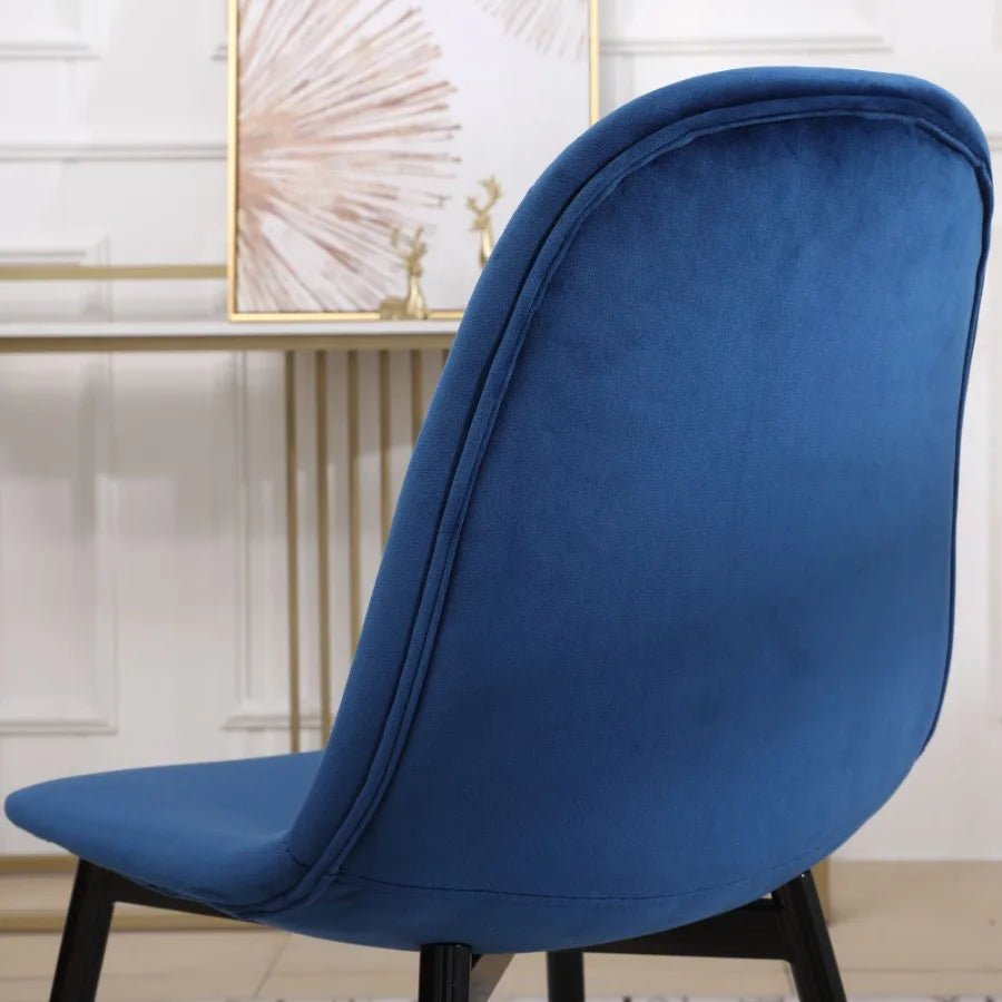 Lassan Blue Dining Chairs – Set of 4