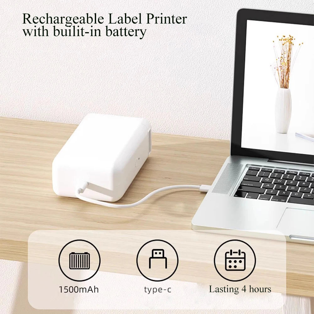 Niimbot D101 Wireless Thermal Label Printer, Inkless 10–25mm Pocket Sticker Maker