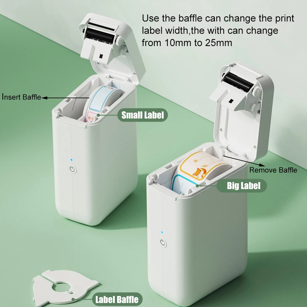 Niimbot D101 Wireless Thermal Label Printer, Inkless 10–25mm Pocket Sticker Maker