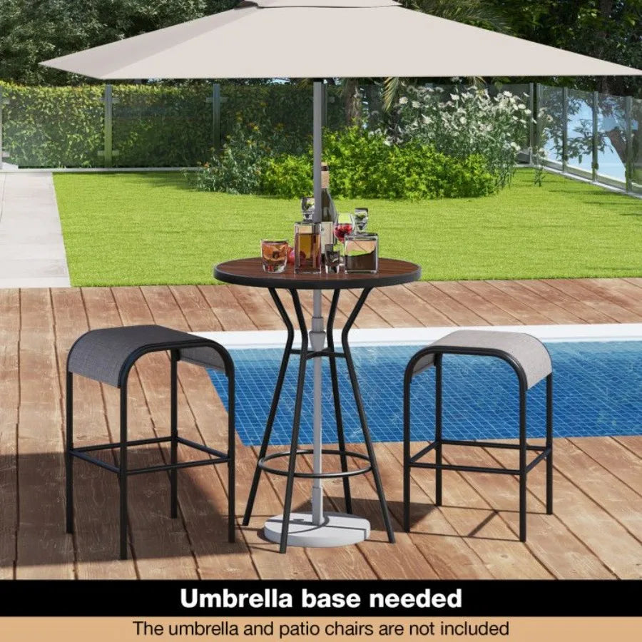 Outdoor Bar Table – 28 Inches