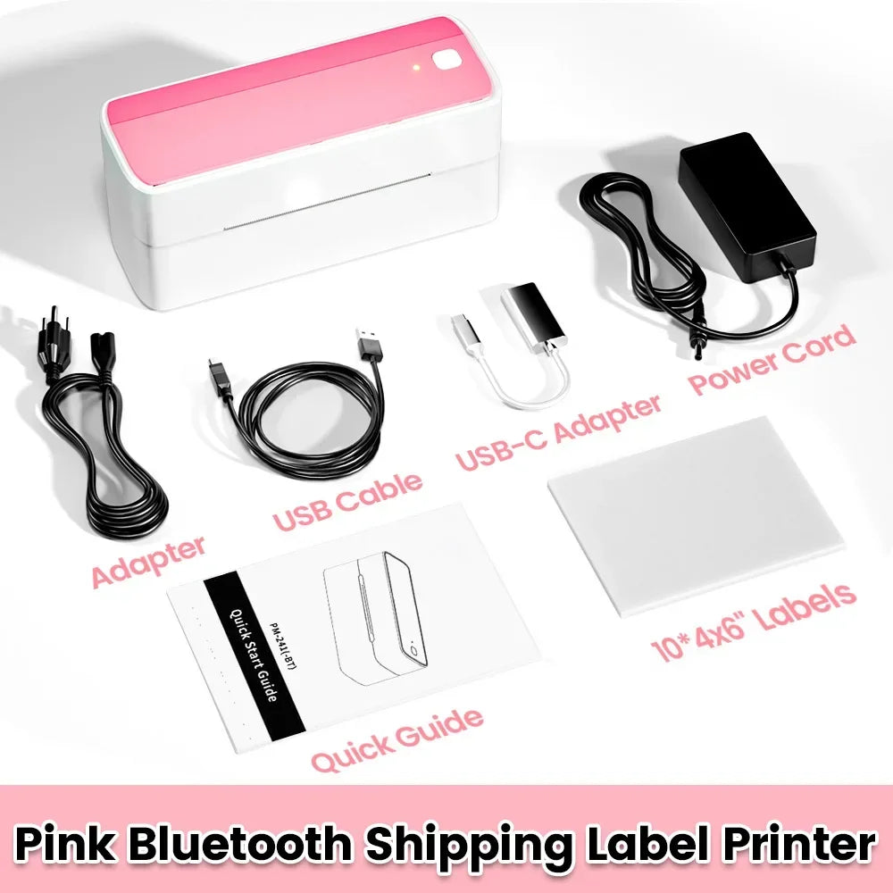 Phomemo PM-241-BT 4x6 Wireless Shipping Label Printer for Small Business