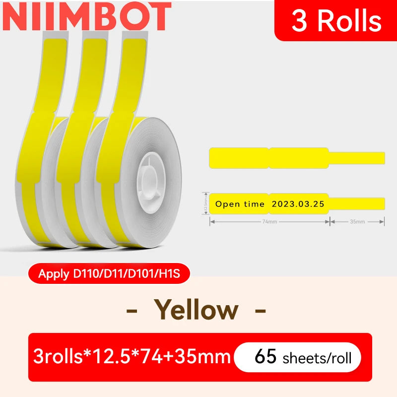 Niimbot D101 Wireless Thermal Label Printer, Inkless 10–25mm Pocket Sticker Maker