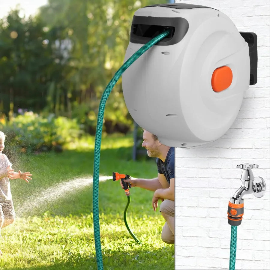 Automatic Retractable Garden Hose Reel
