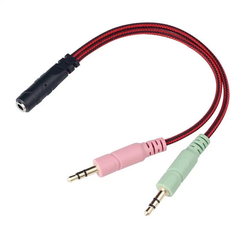 3.5mm Gaming Headset Splitter Cable